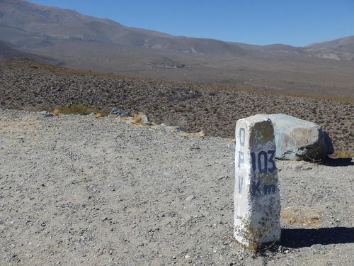 The marker seems to be a remnant from the older road's name.